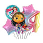 Gabby Dollhouse Foil Balloon Set Birthday Party Decoration 12