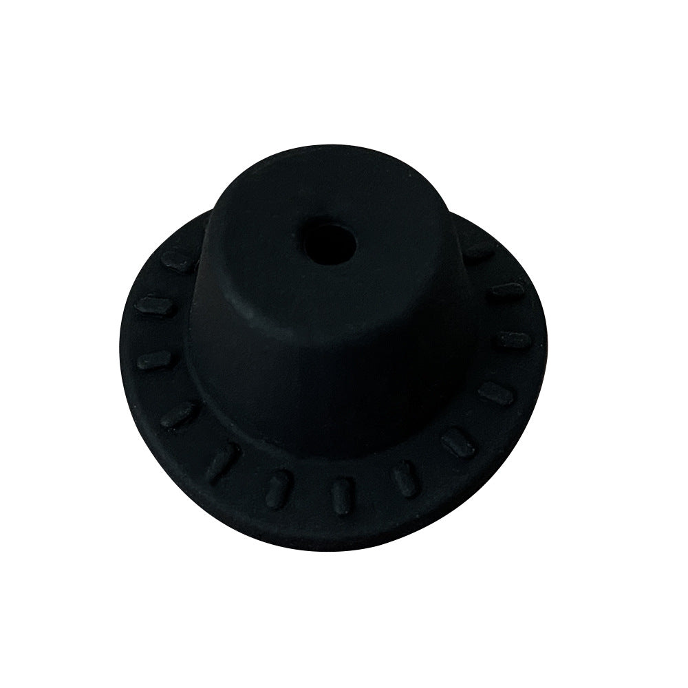 20pcs Silicone Focal Beads Hats Round Brim Design 6