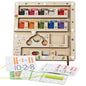 Wooden Montessori Toys Magnetic Labyrinth Digital Clock 3