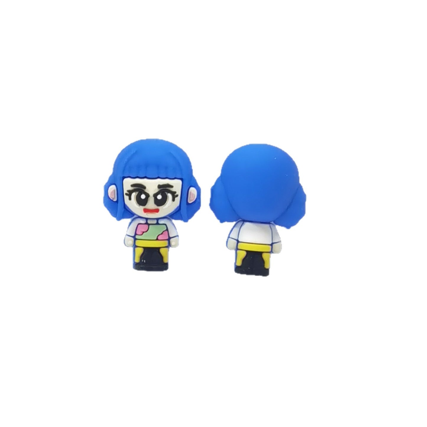 20Pcs Silicone 3D Focal Beads Witch Hunter Cartoon Character Set 9