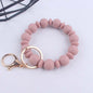 Silicone Bead Wristlet Keychain Loop with Lobster Clasp 7