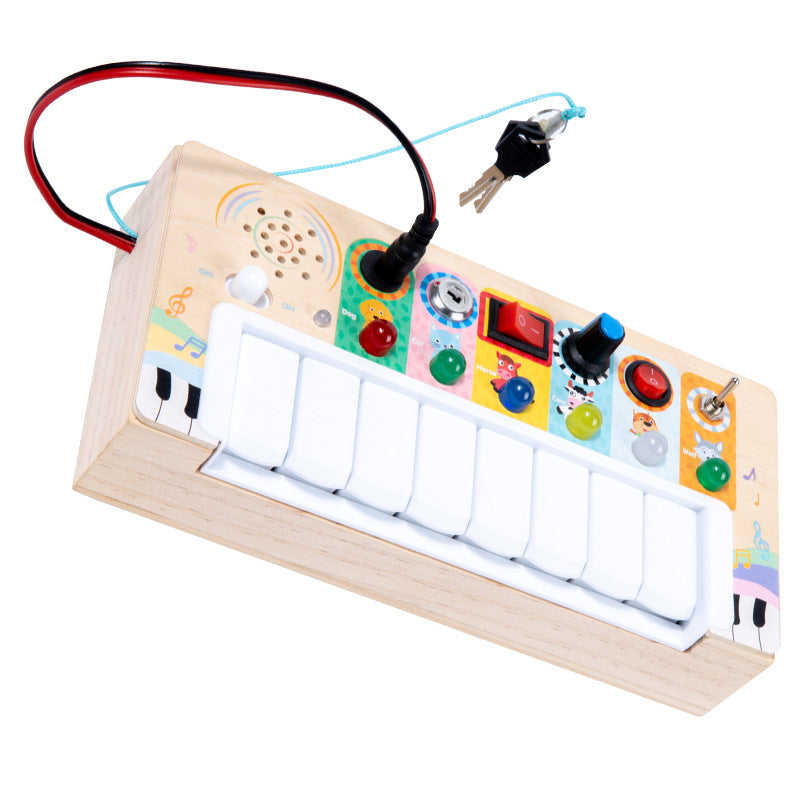 Wooden Kids Musical Instrument Educational Piano Keyboard Toy