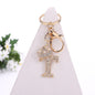 Alloy Diamond Letter Keychain Zinc Alloy Material A to Z Initial 23