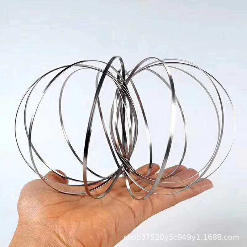 Stainless Steel Magic Bracelet Novelty Toy Diameter 13CM 4