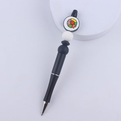 Fruit Silicone Beaded Pens Ballpoint Pens Handmade Office School Supplies 15