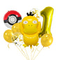 Pocket Monster Duck Foil Balloon Set Party Decoration 20x15cm