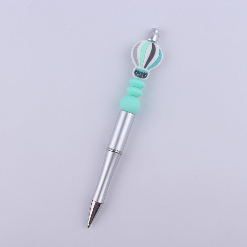 Hot Air Balloon Silicone Beaded Pens Handmade Office School Supplies 9