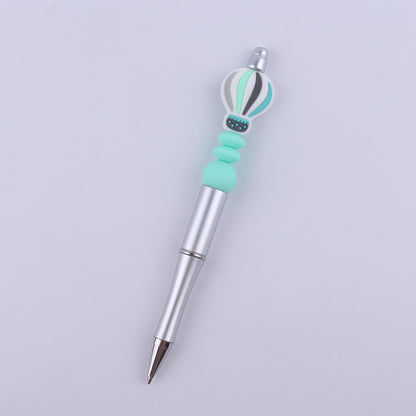 Hot Air Balloon Silicone Beaded Pens Handmade Office School Supplies 9