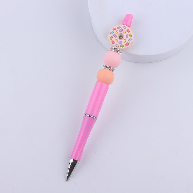 Fruit Silicone Beaded Pens Ballpoint Pens Handmade Office School Supplies 9