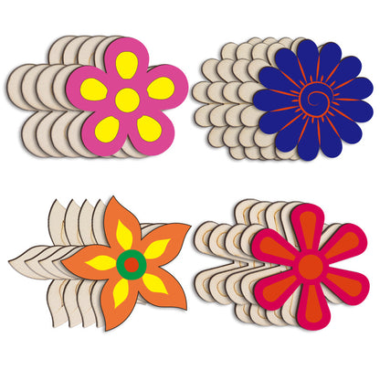 Wooden DIY Butterfly Crafts Montessori Toys for Kids 9 Piece Set 2
