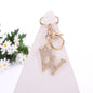 Alloy Diamond Letter Keychain Zinc Alloy Material A to Z Initial 26