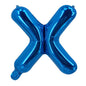 Blue Letter Foil Balloons Party Decoration 16 Inch 50pcs 26