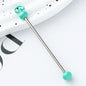 Beadable Keychain Pole Metal Electroplated DIY Craft Supplies Accessories 15