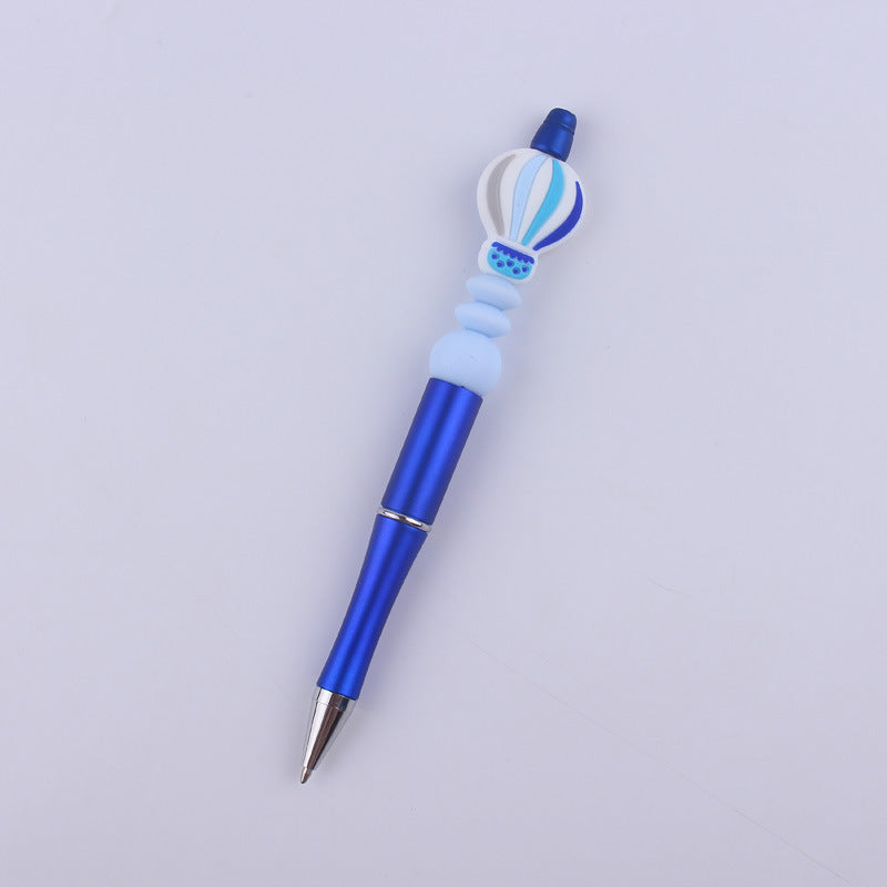 Hot Air Balloon Silicone Beaded Pens Handmade Office School Supplies 8
