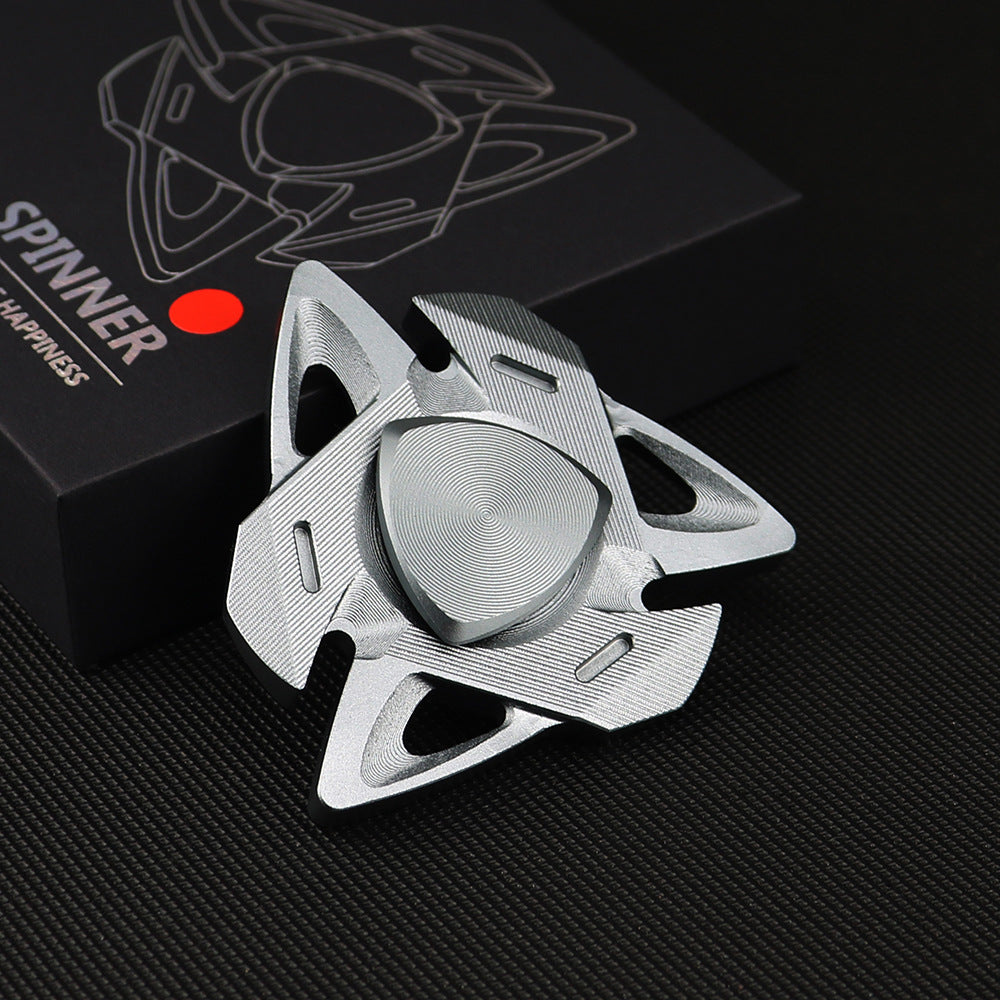 Aluminum Alloy Shark Fingertip Gyroscope Metal Fidget Spinner 4