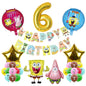 SpongeBob SquarePants Foil Balloon Set Birthday Party Decoration 2Set 8