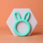 Silicone Baby Teether Rabbit Shape Sensory Chew Toy 9