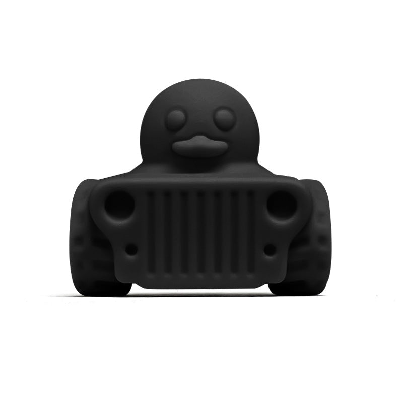 20Pcs Silicone 3D Focal Beads Tank Duck Front Facing Design 7