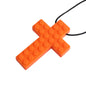 Silicone Cross Teething Necklace Sensory Fidget Toy 3 Pack 12