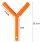 Orthodontic Y Shaped Silicone Teether Toy for Babies 11