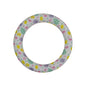 65mm Printed Silicone Beads Rings Multi Color Design 16