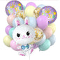 Easter Bunny Carrot Foil Balloon Set Party Decoration 4