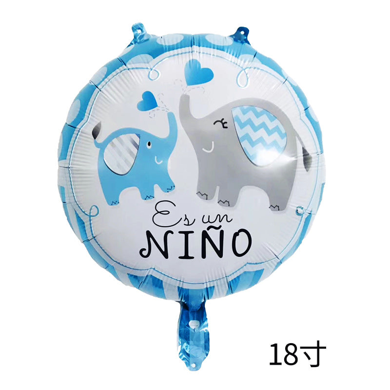 Gender Reveal Foil Balloon Set Baby Shower Party Decoration 50pcs 23
