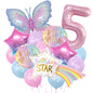 Butterfly Meteor Foil Balloon Set Holiday Party Decoration 9