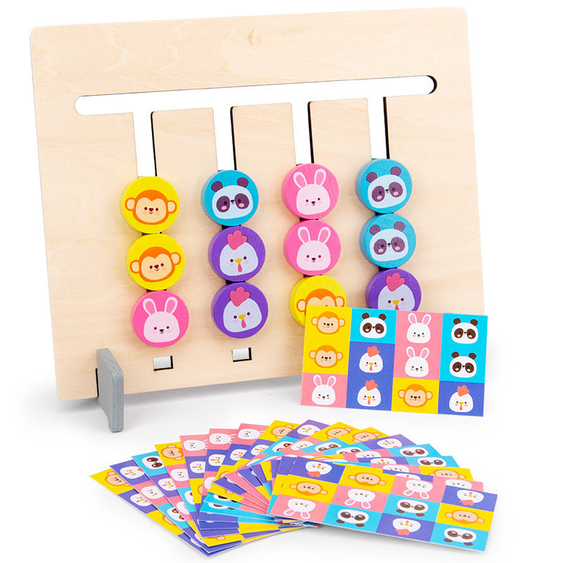 Wooden Montessori Toys Logical Intelligence for Toddlers 24.5cm 6