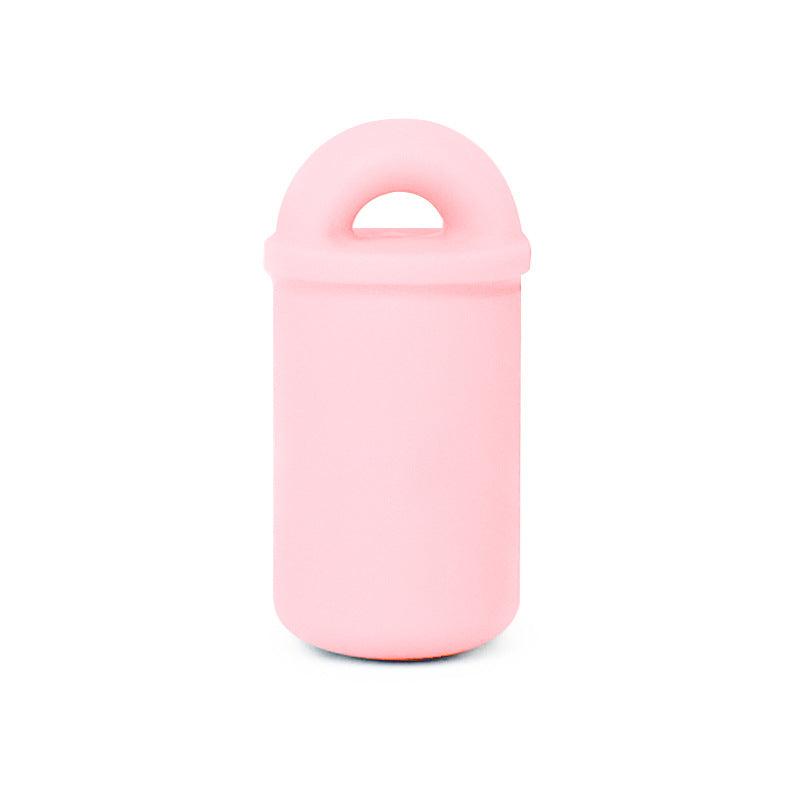100pcs Silicone Focal Beads Cup Shape Rounded Top 9