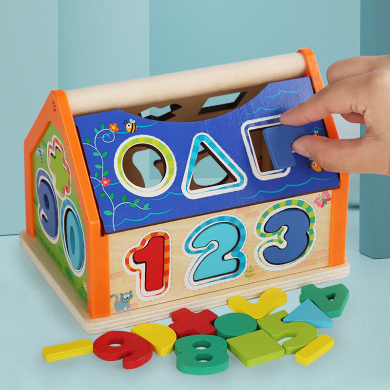 Wooden Montessori Toys Digital Building Blocks for Toddlers 4