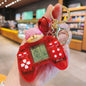 Cartoon Mini Game Machine Plastic Keychain Creative Toy Charm 6