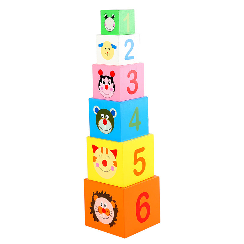 Wooden Building Blocks Montessori Toys Educational Letter Box