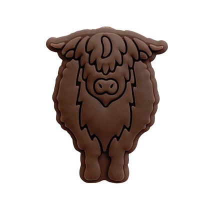 20pcs Silicone Focal Beads Yak Bull Front Facing Detail 4