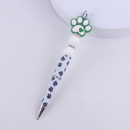 Dog Claw Silicone Beaded Pens Ballpoint Writing Office School Supplies 14
