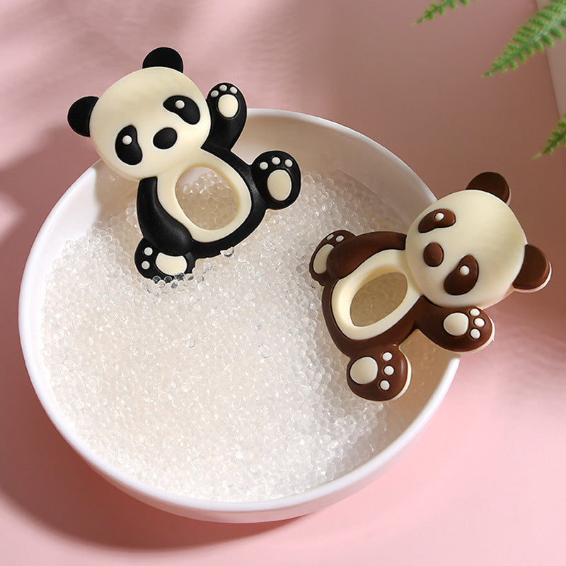 Panda Silicone Teething Toy Baby Teether 5 Pieces Set 2