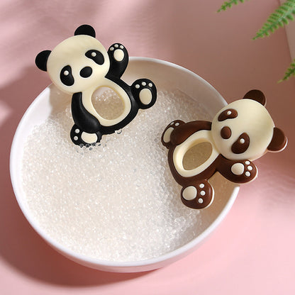 Panda Silicone Teething Toy Baby Teether 5 Pieces Set 2