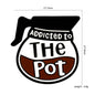20Pcs Silicone Focal Beads Coffee Pot with Addicted to The Pot Text 2