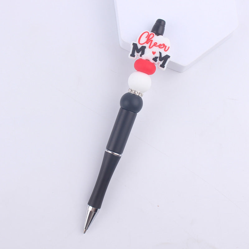 Cartoon Pattern Silicone Beaded Pens Handmade Novelty Pen Gift 27