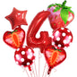 Strawberry Foil Balloon Set Party Decoration 32 Inch 9