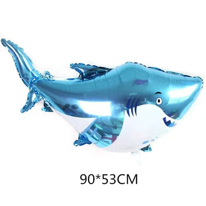 Marine Fish Foil Balloon Set Party Decoration 5pcs 9