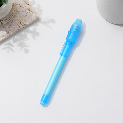 Multi Functional Sharp Tip LED Invisible Ink Pen Magic Light Toy 13cm 8