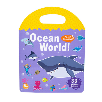 Portable Educational Sticker Book Flat Puzzle Toy Paper Material 6