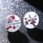 Christmas Santa Claus and Elk Novelty Coin Holiday Gift 4