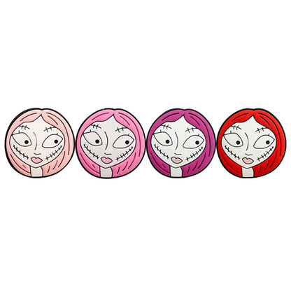 20pcs Silicone Focal Beads Halloween Zombie Girl Front Facing 3