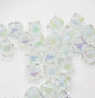 200pcs 16mm Diamond Acrylic Beads Transparent for Jewelry Making 16