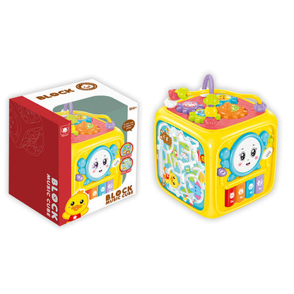 Plastic Six-Sided Drum Kids Musical Instrument Early Education Toy 6
