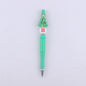 Christmas Silicone Beaded Pens Santa Claus Snowman Tree Holiday Gift 10