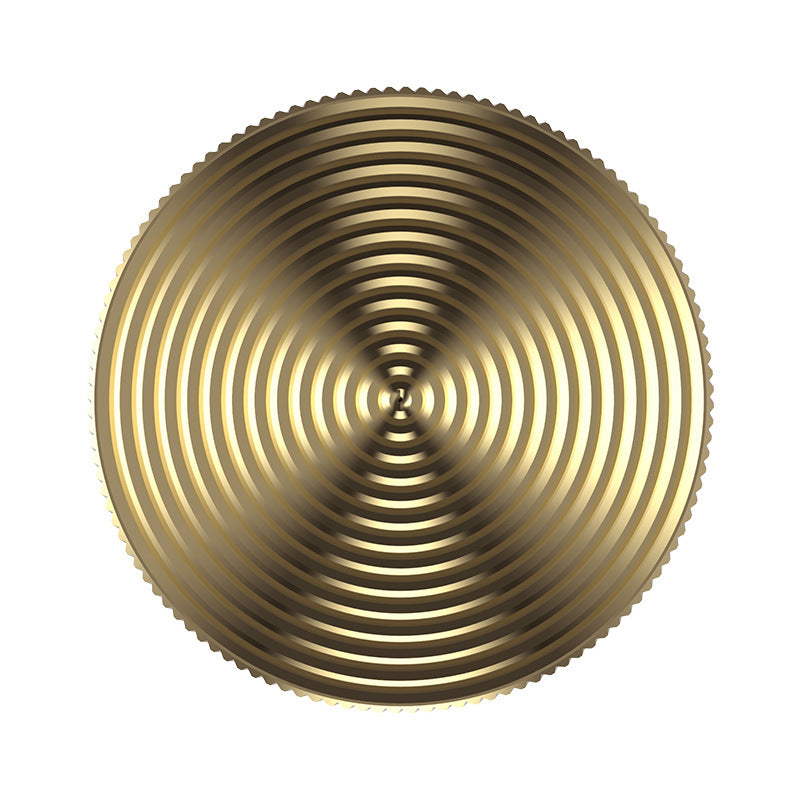 Stainless Steel Fidget Spinner Pendant Necklace with Spiral Ripple Design 8