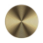 Stainless Steel Fidget Spinner Pendant Necklace with Spiral Ripple Design 8
